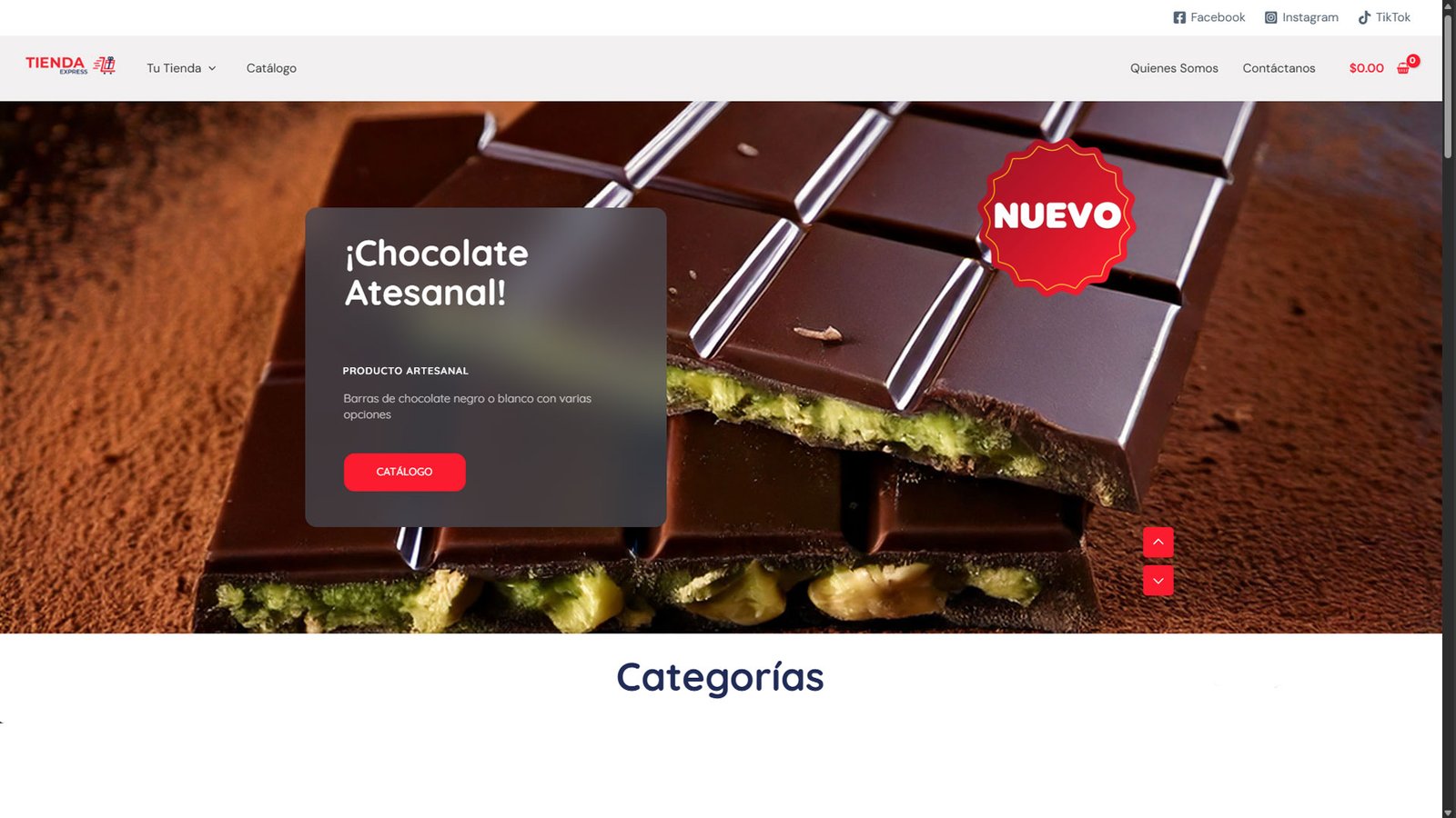 Tienda en linea, woocomerce